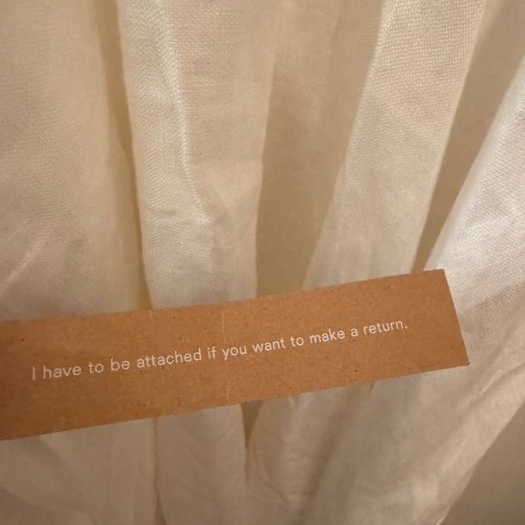 Reformation Bekki Linen Dress white - Picture 9 of 9